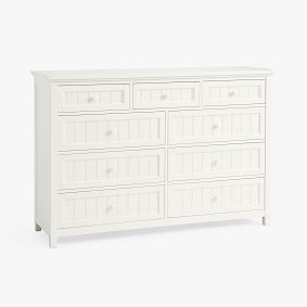 Beadboard 9-Drawer Grand Dresser (64&quot;)