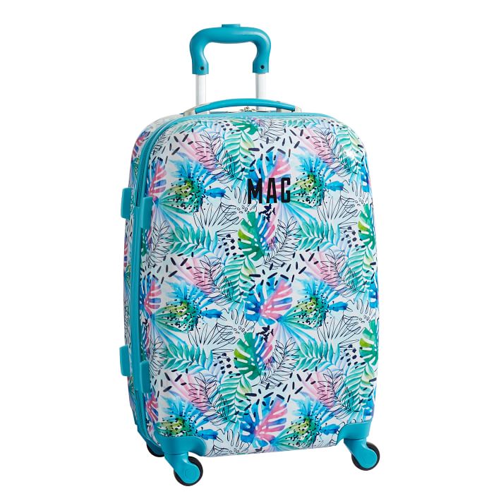 Palm Party Hard-Sided 22&quot; Carry-On Spinner Suitcase