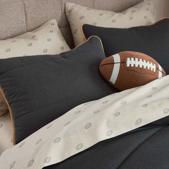 Pottery barn football sheets discount