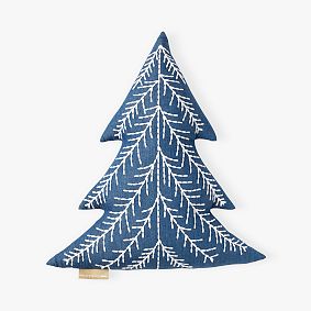 Denim Tree Pillow