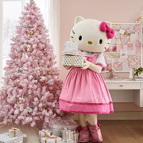 Hello Kitty&reg; Light-Up Globe Present Ornament