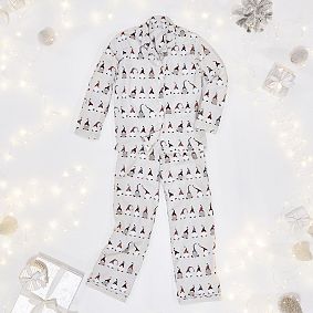 Holiday Gnome Organic Flannel Pajama Set