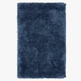 Ultra Plush Shag Wool Rug - Pale Seafoam