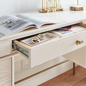 west elm x pbt Modernist Smart&#8482; Storage Desk (56&quot;)