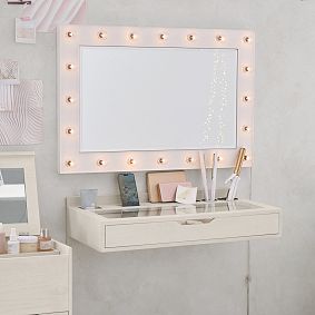 Marquee Light Wall Mirror (36&quot;x24&quot;)