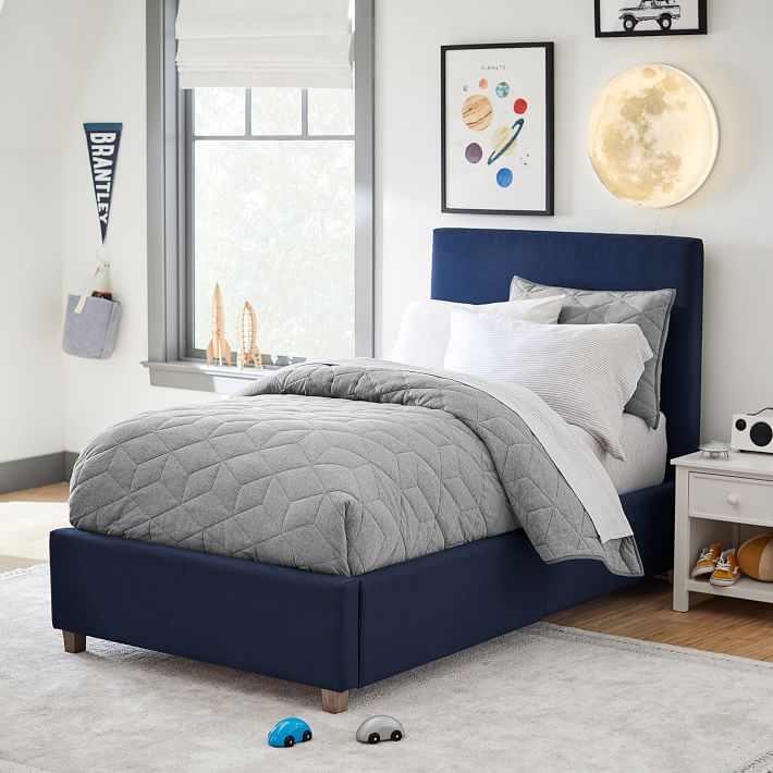 Carter Square Upholstered Storage Bed