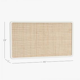 Dorm No Nails Rattan Headboard