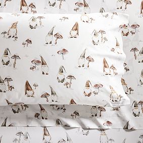 Neutral Gnome Organic Percale Sheet Set