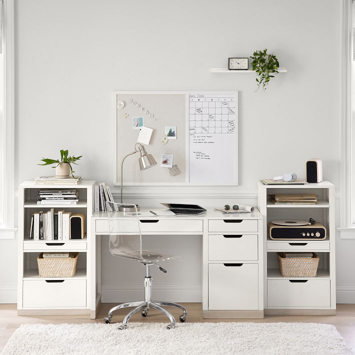 Rhys Desk &amp; Storage Tower Set