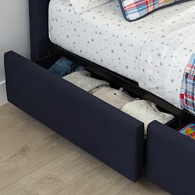 Carter Square Upholstered Storage Bed