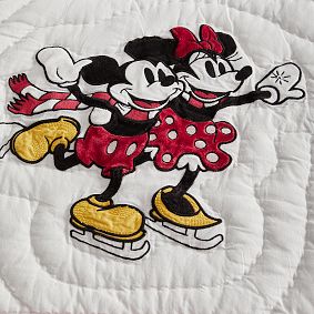 Disney Mickey Mouse Holiday Patchwork Quilt