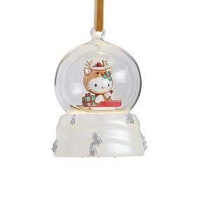 Hello Kitty&reg; Light-Up Globe Reindeer Ornament