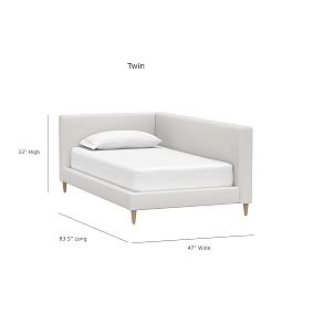 west elm x pbt Timo Corner Upholstered Bed