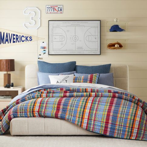 Varsity Plaid Bedroom