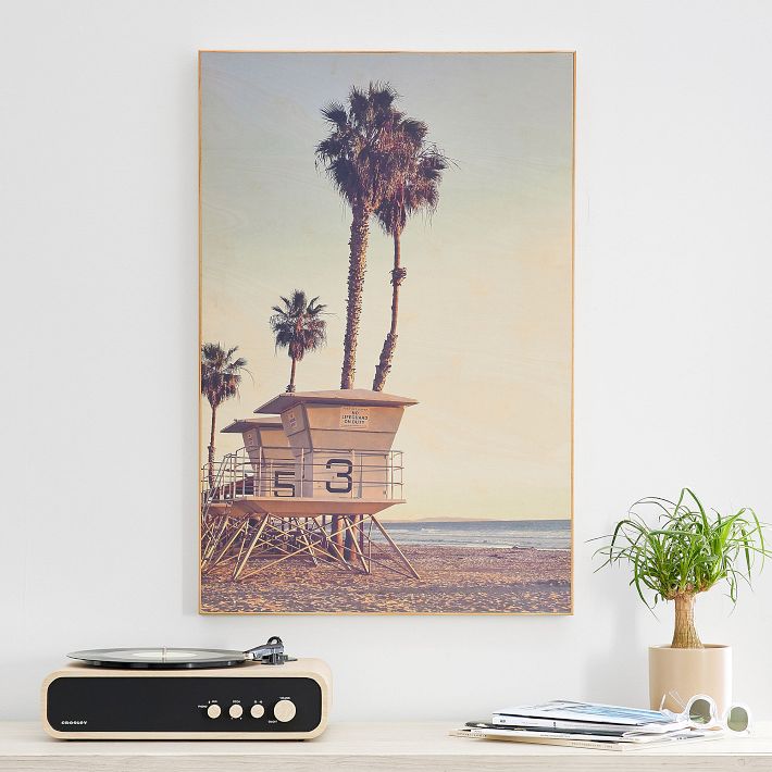 Lifeguard House Wood Wall Art