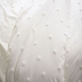 Tufted Dot Duvet Cover