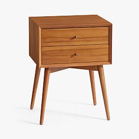 west elm x pbt Mid-Century Nightstand, Acorn