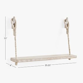 Cotton Rope Shelf (25&quot;x15&quot;)