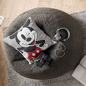 Disney Mickey Mouse Winking Jersey Pillow Cover