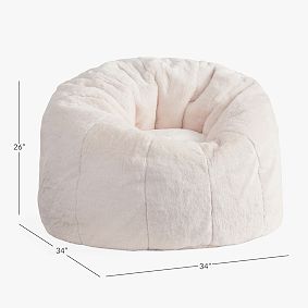 Polar Bear Ivory Donut Round Lounger