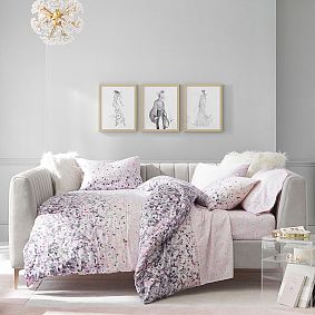 Monique Lhuillier Cherry Blossom Sateen Duvet Cover