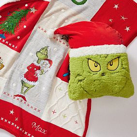 Dr. Seuss's The Grinch&#8482; Heirloom Patchwork Throw