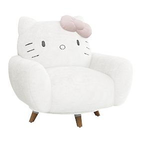 Hello Kitty® Chair, Badgley Fur Cloud Dancer