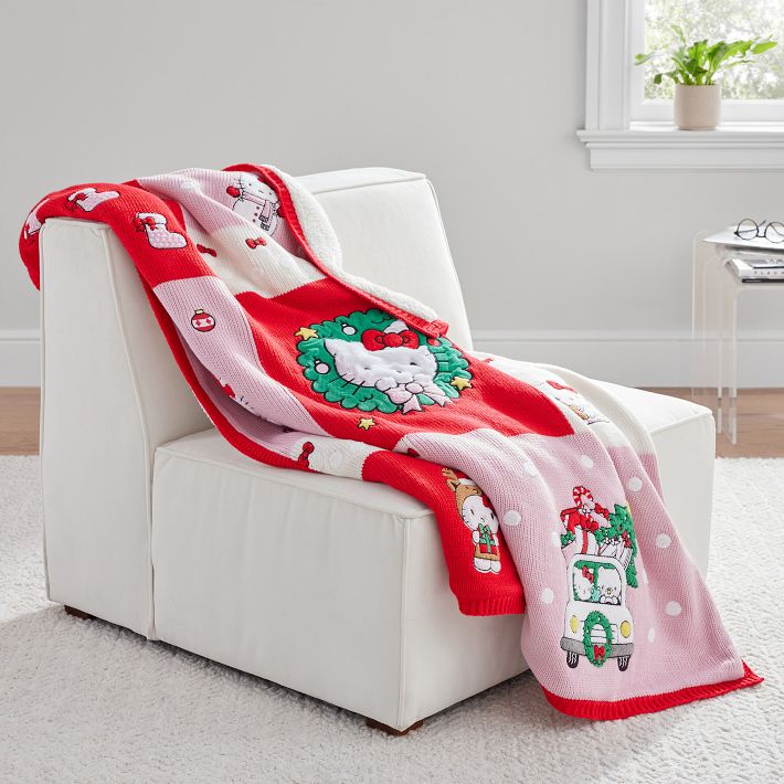 Hello Kitty&reg; Heirloom Sherpa-Back Throw