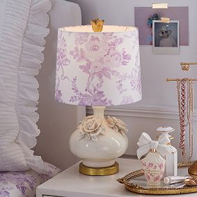 Vintage Table Lamps | Boho Lighting | Shabby Chic Lighting | high quality Vintage Floral Lamps