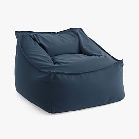 Canvada Ink Blue Outdoor Modern Lounger