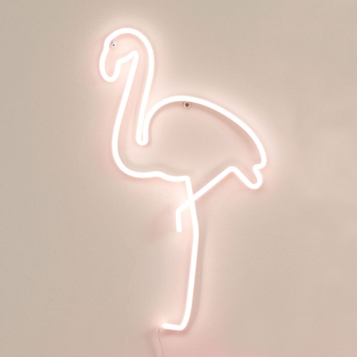 Flamingo Neon Pottery Barn Teen