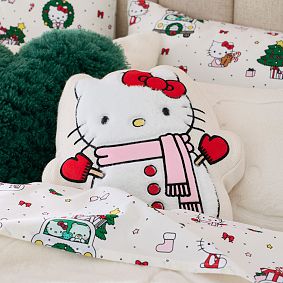 Hello Kitty&reg; Snowman Pillow