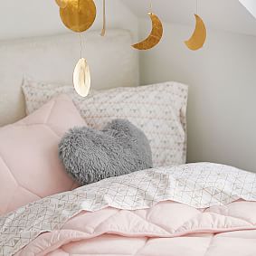 Fluffy Luxe Heart Pillow