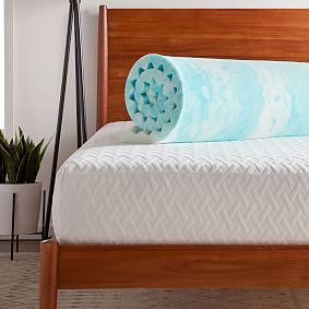 Lucid&#174; Convoluted Gel Memory Foam Mattress Topper