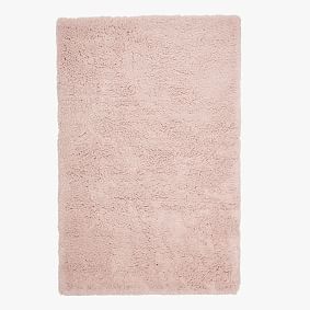 Ultra Plush Shag Wool Rug - Blush