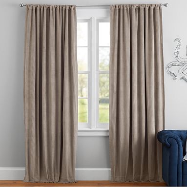 4 New on sale Pottery Barn Teen Emerson Corduroy Curtain Panels