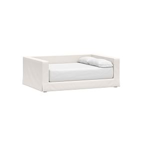 Jamie Slipcovered Daybed, Single, White Twill, QS EXEL