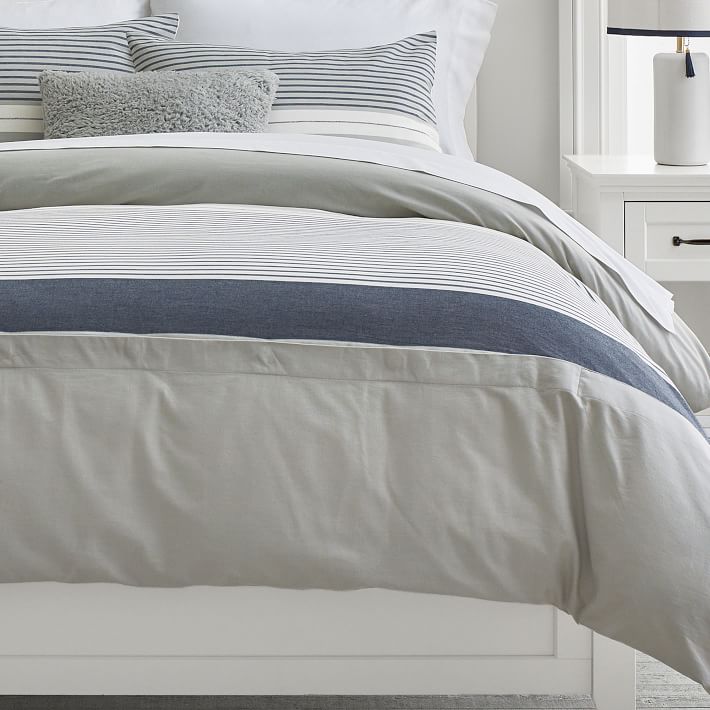 Harbor Stripe Duvet Cover