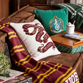 Harry Potter&#8482; Collegiate Stripe House Throw