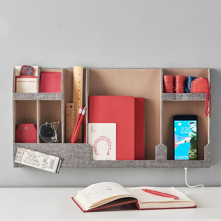 No Nails Wall Organizer