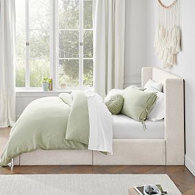 Shelter Upholstered Storage Bed