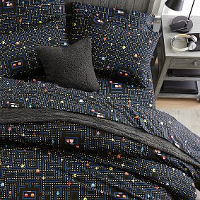 PAC-MAN&trade; Glow-in-the-Dark Duvet Cover