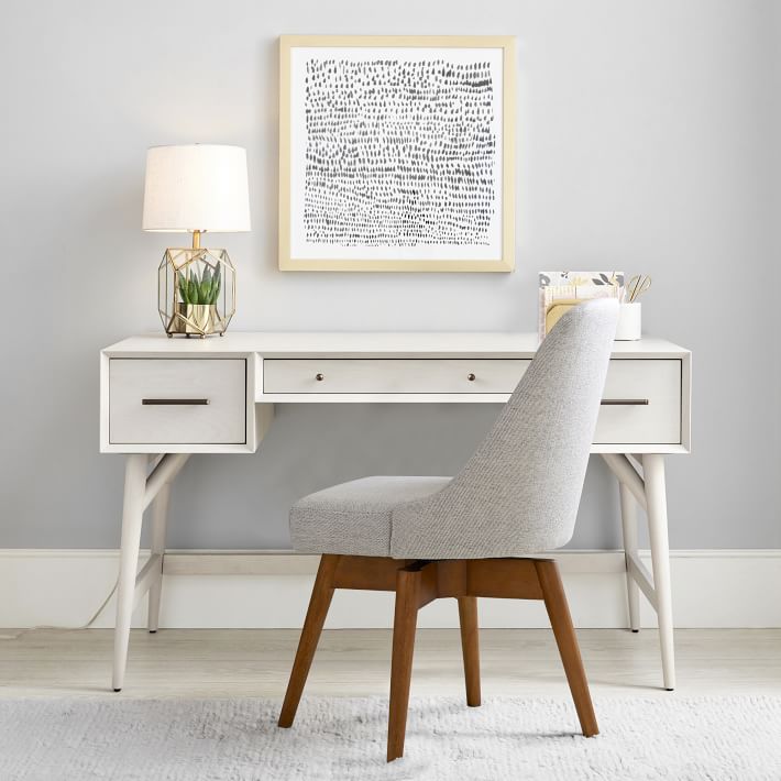 west elm x pbt Mid Century Storage Desk 52 Pottery Barn Teen