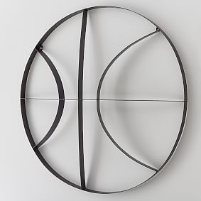 Metal Basketball Wall Art