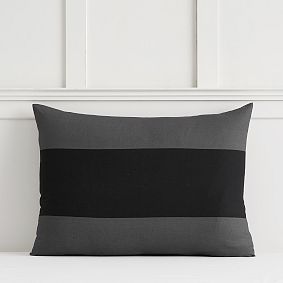 Bold Rugby Stripe Organic Sham