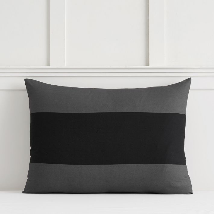 Bold Rugby Stripe Organic Sham