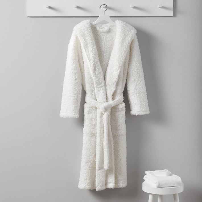 Cozy Sherpa Robe - Ivory