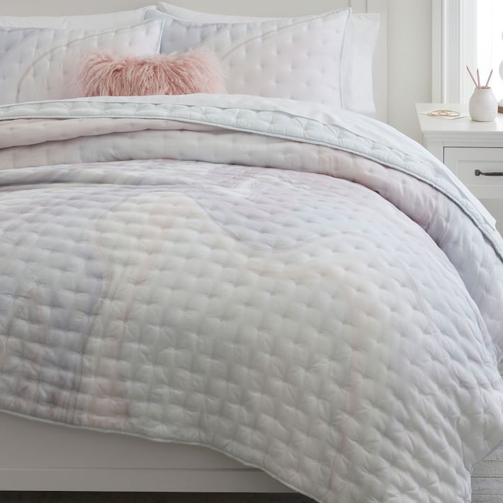 Amelia Tencel Marble Quilt