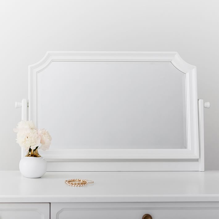 Auburn Mirror Vanity Desk Hutch