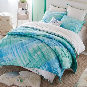 Dunes Tie-Dye Cotton Quilt